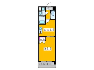 エスポワ－ル長曽根の物件間取画像